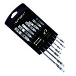 CLES MIXTES A CLIQUET JEU DE 7 PRO SUR SUPPORT CHROME VANADIUM