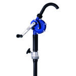 POMPE A FUT ROTATIVE A MANIVELLE 30L/MN FLEXIBLE ET BEC VERSEUR