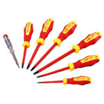 KIT DE 6 TOURNEVIS ISOL 1000 VOLTS