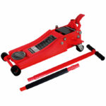 CRIC ROULEUR 2T PRO SURBAISSE DOUBLE POMPE,  PEDALE D APPROCHE, LEVAGE DE 7