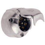 PRISE METAL FEMELLE A FIXER 12V 7 PLOTS