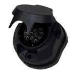 PRISE PLASTIQUE FEMELLE A FIXER 12V, 13 PLOTS