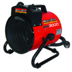 CHAUFFAGE ÉLECTRIQUE 3000W – MODE ÉLECTRIQUE ET VENTILATEUR – CAPACITÉ DE C