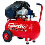 COMPRESSEUR 50 L A HUILE 3 CV BI CYLINDRE 16M3/H 270L/MN