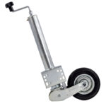 ROUE JOCKEY AUTOMATIQUE CHARGE LOURDE DIAM 60MM BRIDE INTEGRE