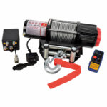 TREUIL ELECTRIQUE 4X4 12V, 2,7T , CABLE ACIER 15M
