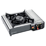 RÉCHAUD DE CAMPING PORTABLE 1 FEUX SUR CARTOUCHE 227GR