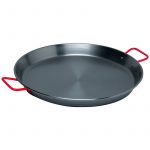 PLAT A PAELLA 46CM ACIER POLI