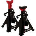 LOT DE 2 CHANDELLES A CREMAILLERES 3T