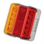 LANTERNE 4 FONCTIONS, ORANGE/ROUGE, FEU LED  (LED FOURNIS)