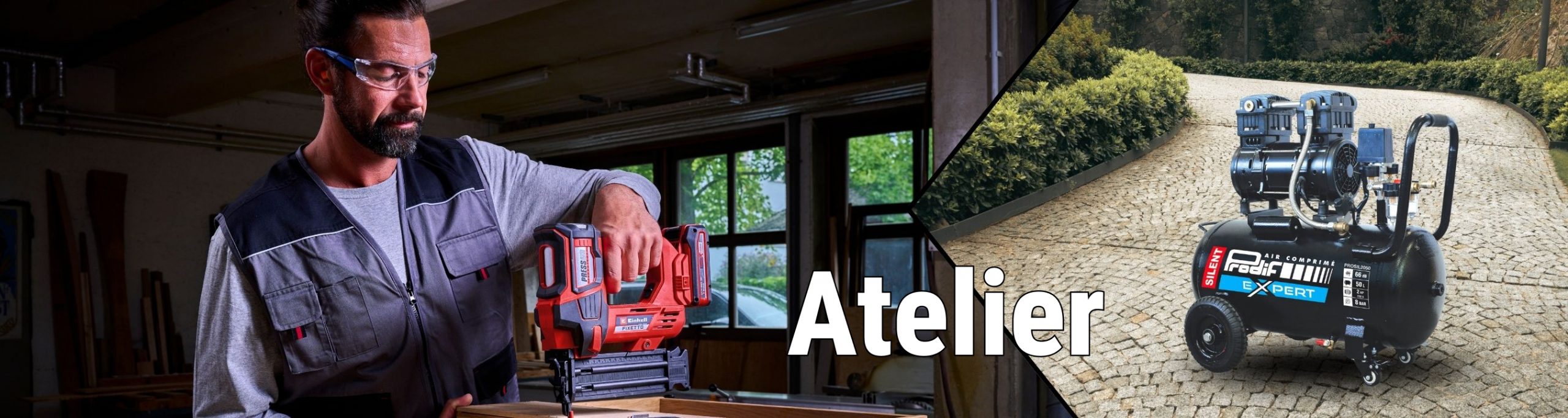 Découvrez notre atelier équipé pour tous types de travaux : mécanique, menuiserie et plus encore, avec des servantes à outils et crics etc..