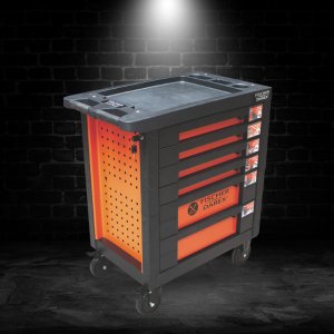 Servante Pour Rangement Outillages Douilles Pour Mécanique Auto Ou Autre. Clé Plates Et Clé à Cliquet Etc