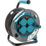 ENROULEUR CHANTIER 25M 3G1,5 H07RNF IP44 GUIDE CABLE + POIGNEE BIC