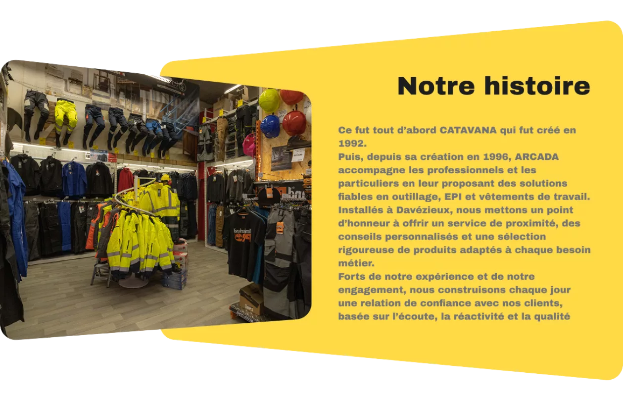 Histoire du magasin