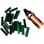 AGRAFE OMEGA 16MM PLASTIFIEE VERTE 250 P