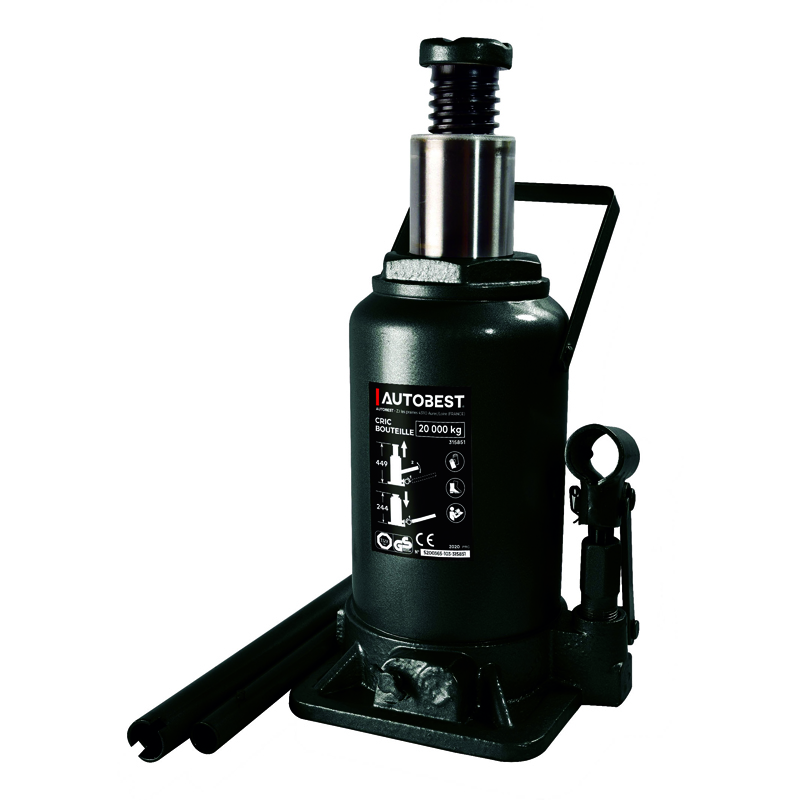 CRIC HYDRAULIQUE 20 TONNES LEVAGE 212 A 408MM