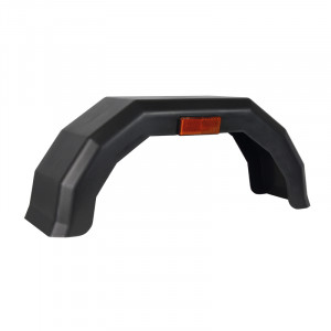 GARDE BOUE 13 POUCES PLASTIQUE NOIR