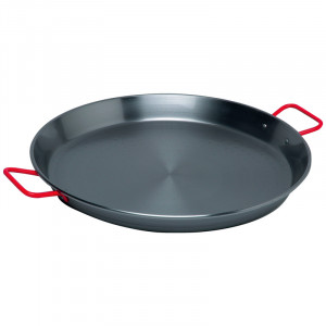 PLAT A PAELLA 46CM ACIER POLI