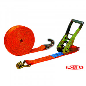 SANGLE 6 M PRO A CLIQUET 2 PARTIES 35 MM 2500 KG EN VRAC