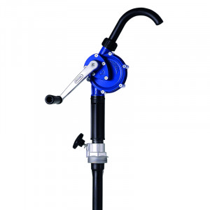 POMPE A FUT ROTATIVE A MANIVELLE 30L/MN FLEXIBLE ET BEC VERSEUR