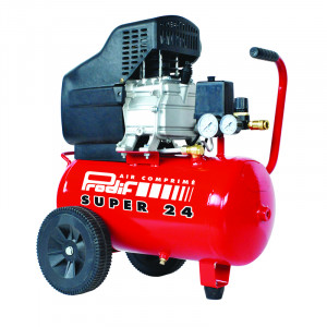 COMPRESSEUR 24 L A HUILE 2 CV 8 BARS 210L/MN PAR 6