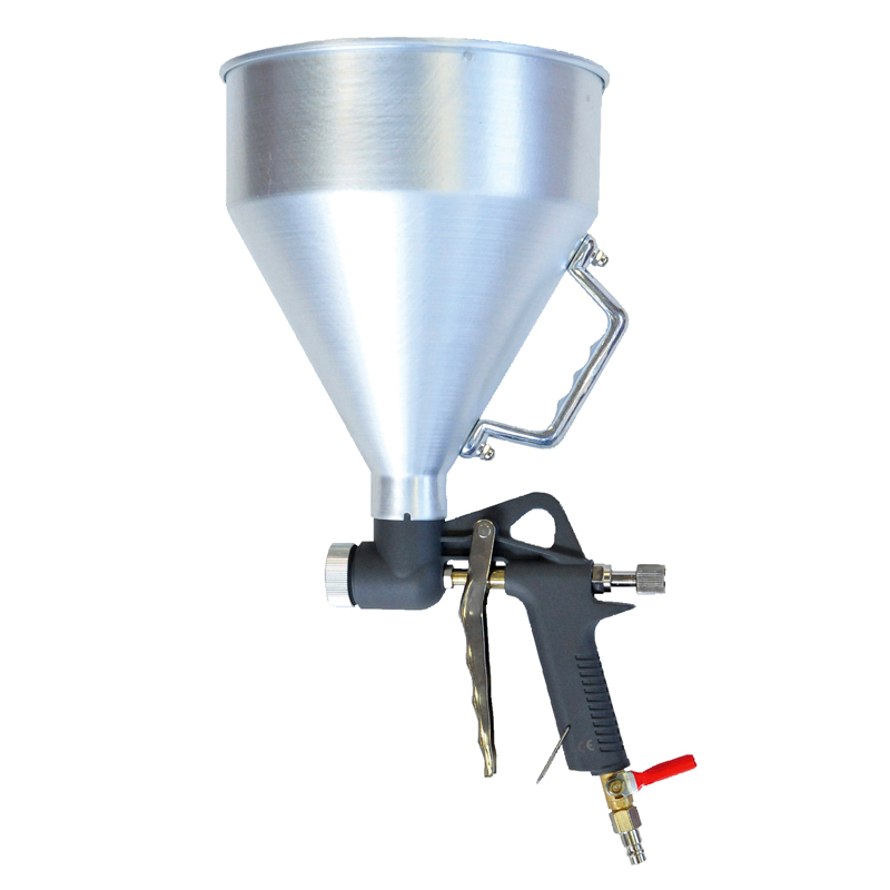 PISTOLET A CREPIR PNEUMATIQUE 5L CUVE INOX 250L/MN