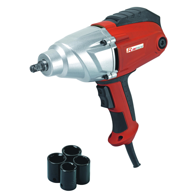 CLE A CHOC ELECTRIQUE 1/2 1050W CONTRÔLE NUMERIQUE + 4 DOUILLES 17 19 21 22MM – Image 2