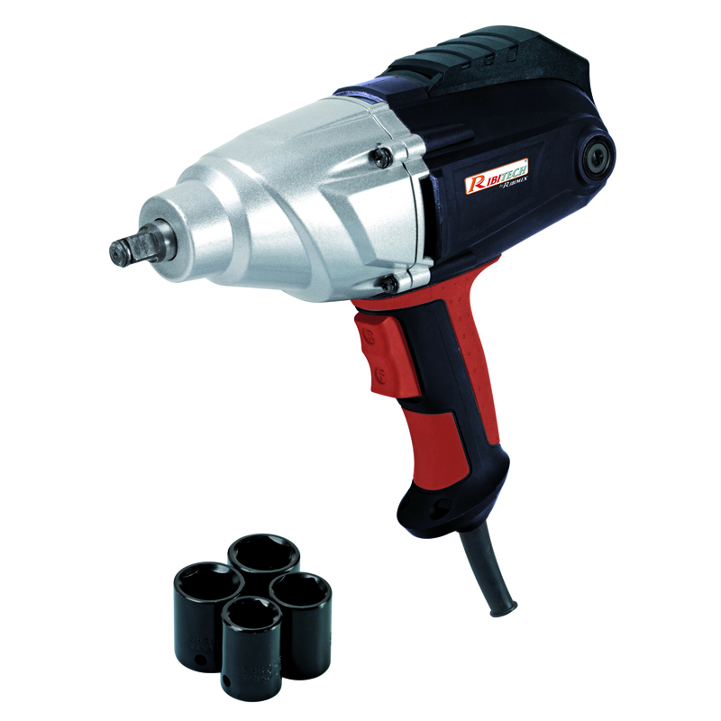 CLE A CHOC ELECTRIQUE 1/2 1050W CONTRÔLE NUMERIQUE + 4 DOUILLES 17 19 21 22MM