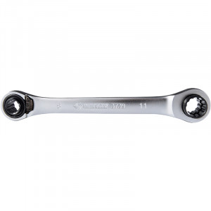 CLÉ POLYGONALE À CLIQUET RÉVERSIBLE  4 EN 1 8-10-12-13MM