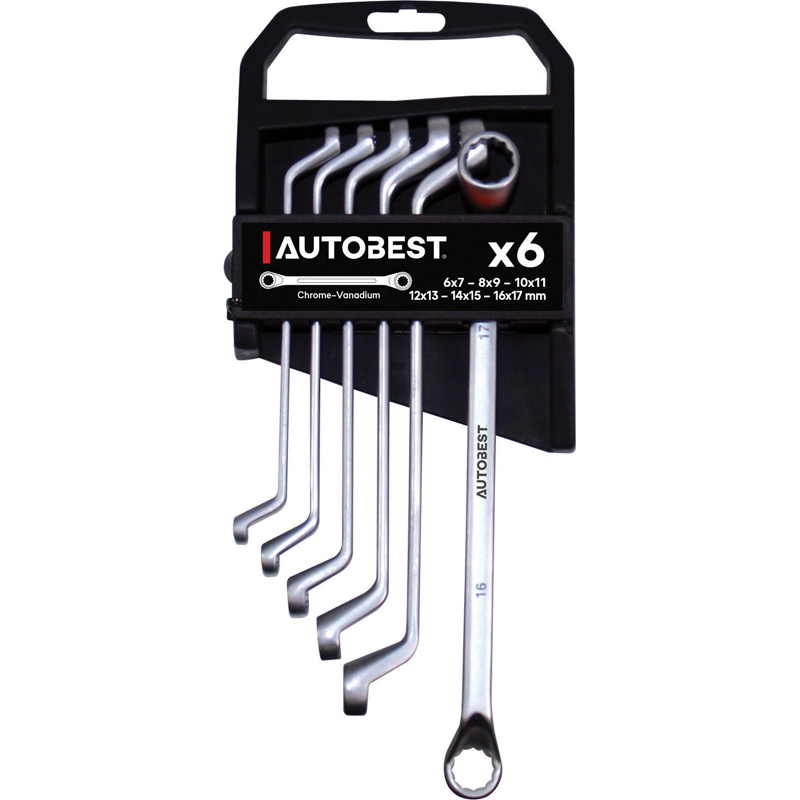 CLES POLYGONALES JEU DE 6 CV SUPPORT PLASTIQUE