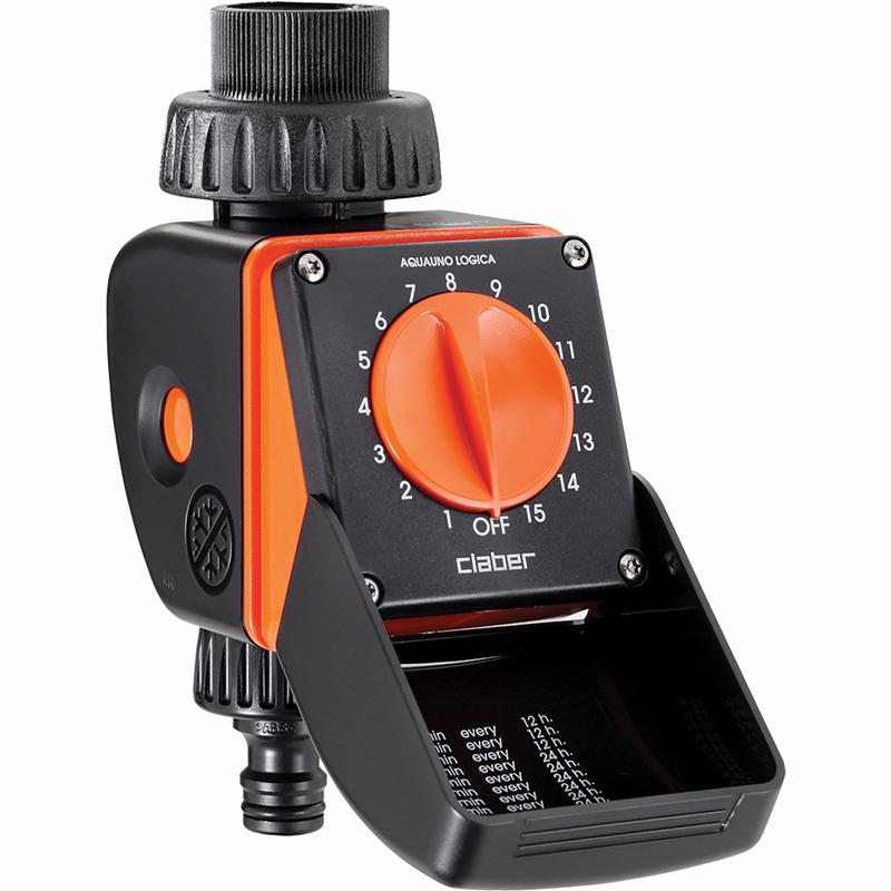 PROGRAMMATEUR D'ARROSAGE ETANCHE 15 PROGRAMMES CLABER
