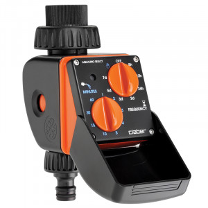 PROGRAMMATEUR D'ARROSAGE ETANCHE 63 PROGRAMMES A PILES CLABER