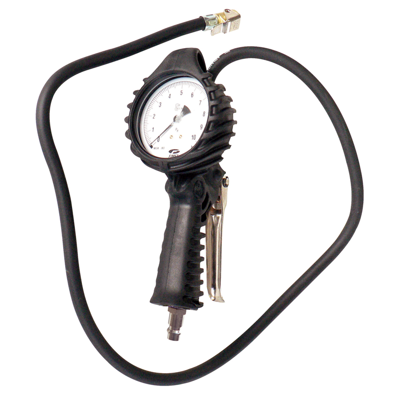 POIGNÉE DE GONFLAGE PRO 0 À 10 BAR EMBOUT TYPE MICHELIN""