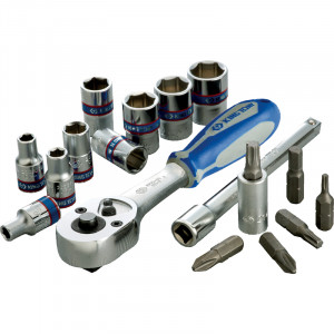 COFFRET CLIQUET 1/4' DOUILLES EMBOUTS