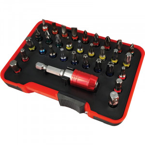 COFFRET 30 EMBOUTS TOURNEVIS PORTE-EMBOUT ET ADAPT DOUILLE