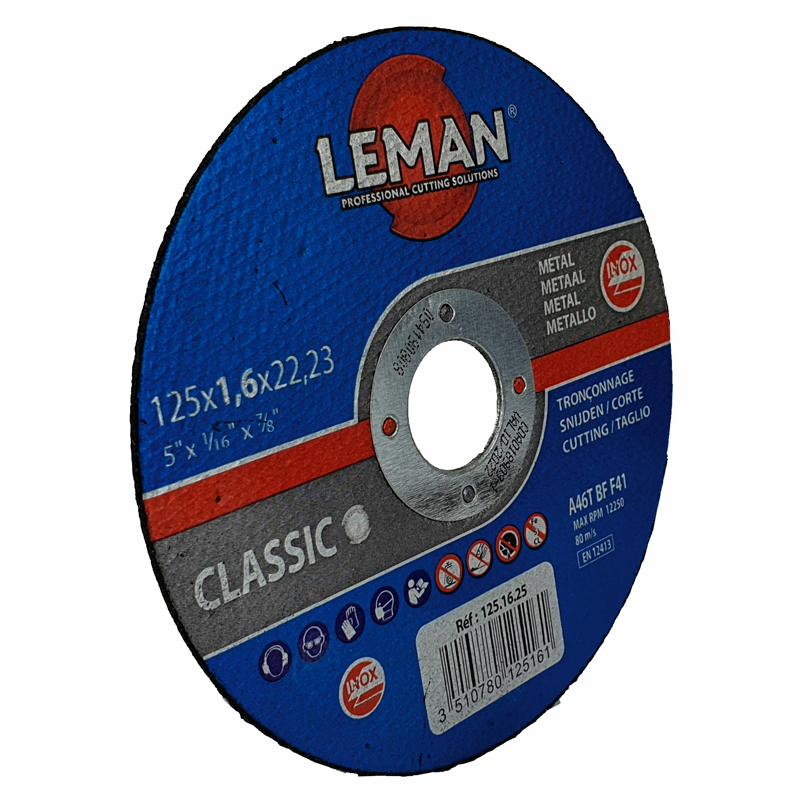 DISQUE TRONCONNAGE INOX 125X1.6X22.23 MP – Image 2