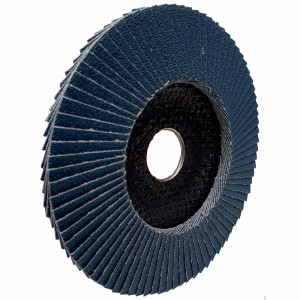 DISQUE A LAMELLES BOMBE 125X22,23 GRAIN 40 ZIRCONIUM