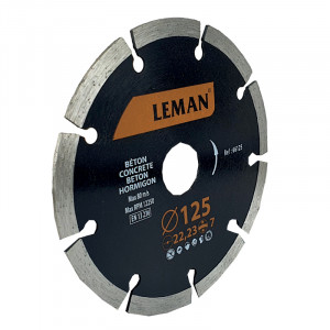 DISQUE DIAMANT SEGMENTS MAÇONNERIE 125X22.23 HT 7