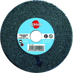 MEULE TOURET VITRIFIEE GRISE 150X20X32 GRAIN 60 CORINDON