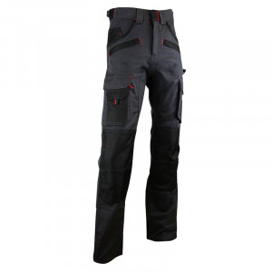 PANTALON ARGILE GRIS NOIR T38