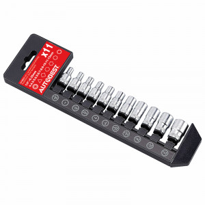 JEU DE 11 DOUILLES, MULTI - EMPREINTES, CARRE 1/4