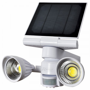 SPOT SOLAIRE 2X4W LED 600 LUMENS AVEC DETECTEUR