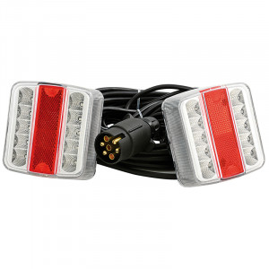 2 LANTERNES FEU LED MAGNETIQUES  LG 2,5M, 7,50M DE CABLE