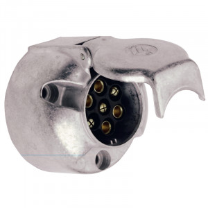 PRISE METAL FEMELLE A FIXER 12V 7 PLOTS