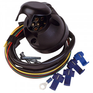 FAISCEAU ATTELAGE, PRISE PLASTIQUE FEMELLE A FIXER 7 PLOTS