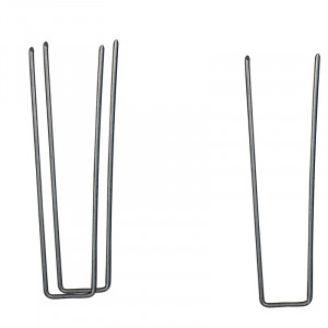 AGRAFFES POUR TOILE DE PAILLAGE H 250 X L 200 X DIAM.4 MM X 10PCES