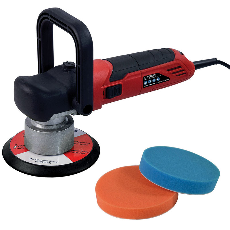 POLISSEUSE ORBITALE PRO ELECTRIQUE 230V VITESSE VARIABLE + 2 PADS MOUSSES – Image 2