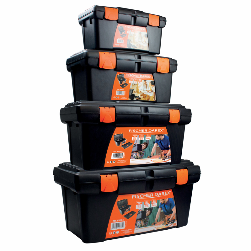 CAISSE A OUTILS PLASTIQUE 56 X 26,5 X 24,5 CM