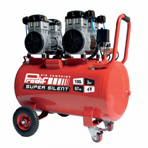 COMPRESSEUR 100L SILENCIEUX 3CV 8 BARS 4 CYLINDRES 260L