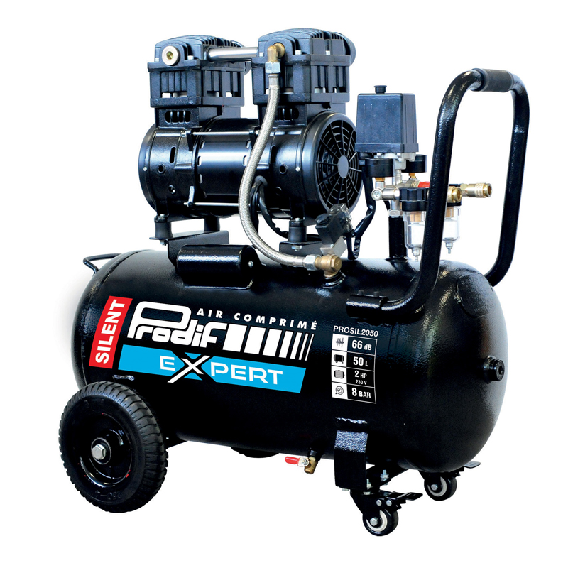 COMPRESSEUR SILENCIEUX 50L 2CV PRO